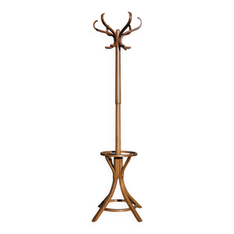 Baumann parrot coat rack dark beech umbrella stand