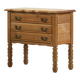 Vintage 1960s Danish three-drawer Oak Side Table, Henning Kjærnulf style