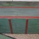 Old chest trunk wood studded