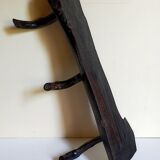 Art-Popular brutalist wall coat holder in solid wood