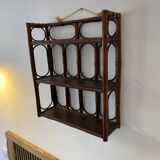 Rattan shelf
