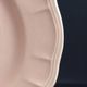 Title: 8 vintage Salins flat plates in powder pink – Ø 25.7 cm