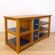 Spanish TV Console in Teak Wood, 1970s