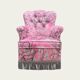 Vintage pink frog chair