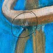 Still life on a chair, signed Miguel Anibal 98
