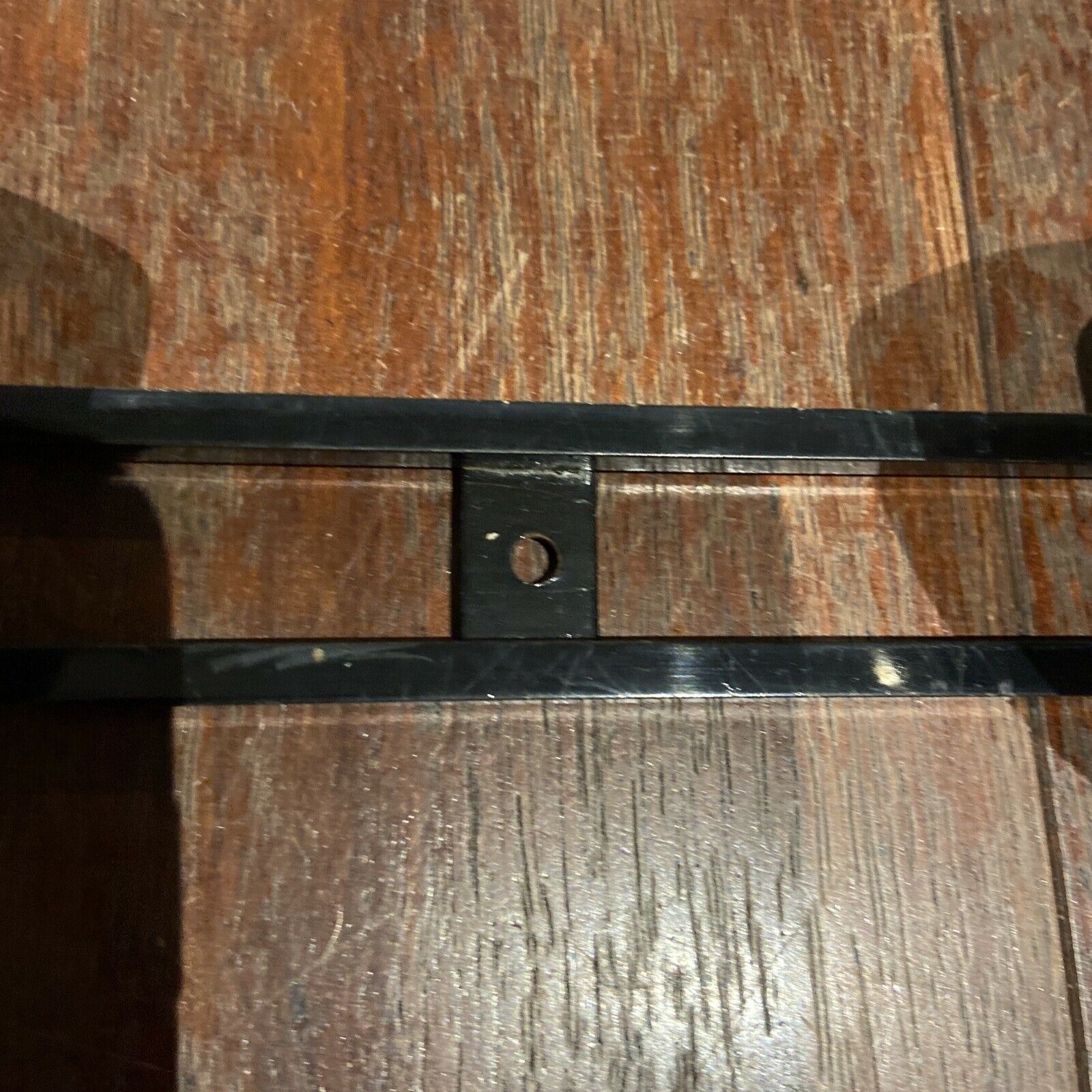 Iron wall coat rack with 4 golden triangle hooks vintage decoration