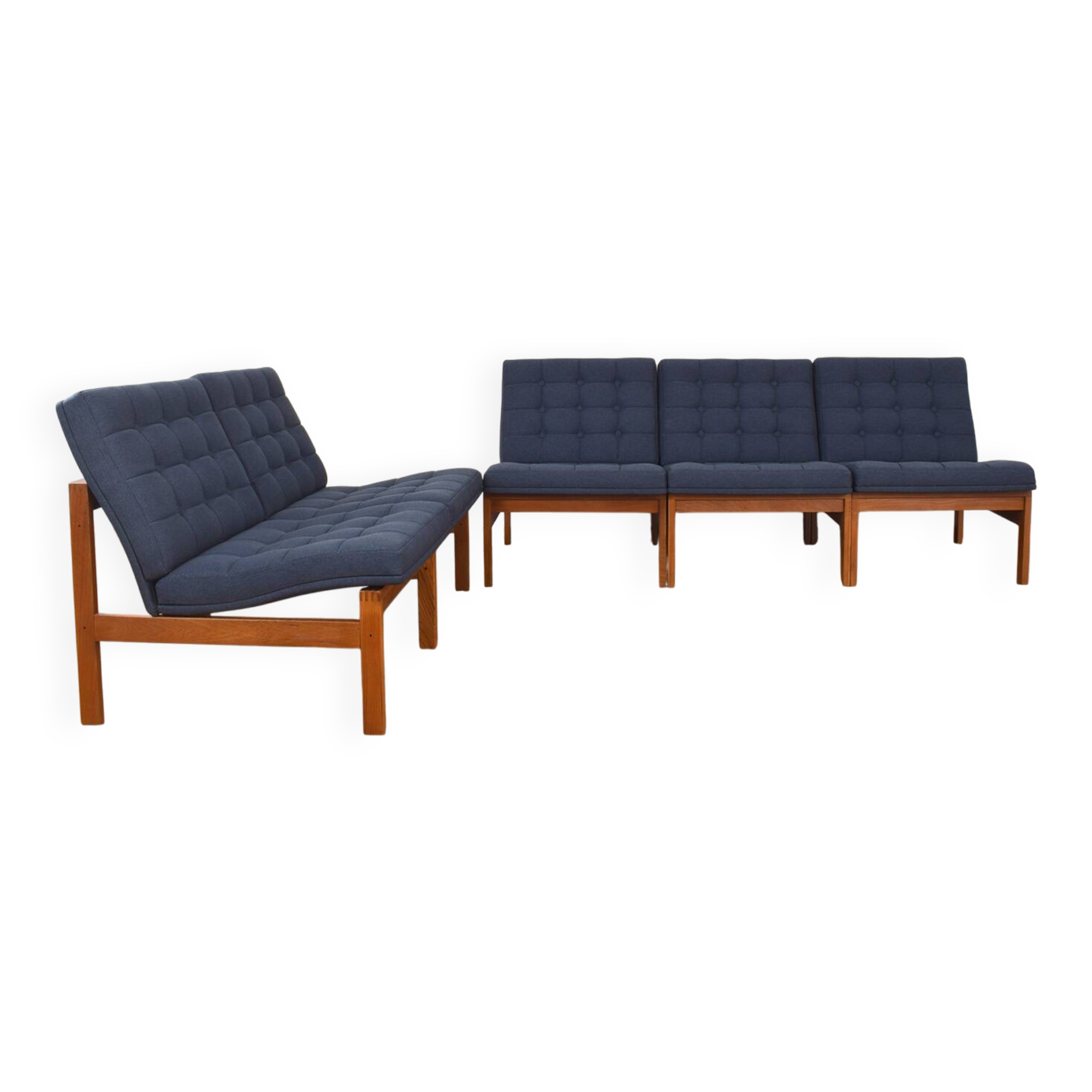 Teak Modular Sofa by Ole Gjerløv-Knudsen & Torben Lind for France & Søn