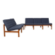 Teak Modular Sofa by Ole Gjerløv-Knudsen & Torben Lind for France & Søn