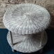 Table basse en bambou et rotin