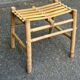 2 tabourets vintage en bambou et rotin des années 60 style riviera