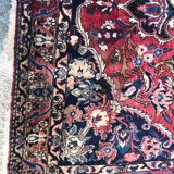 Large antique Persian carpet Bakhtiar handmade 210x327