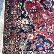 Large antique Persian carpet Bakhtiar handmade 210x327