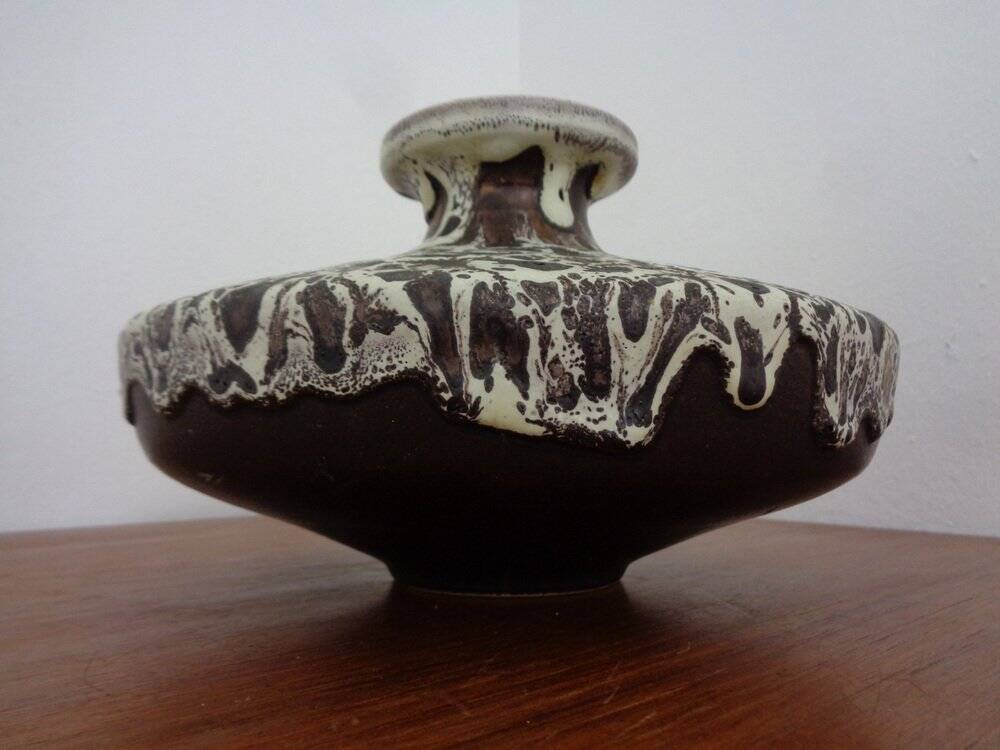 Lava ceramic vase from Silberdistel, Germany, 1970s