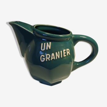 Green "a granier" pitcher