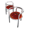 Pair of, early edition ‘Locus Solus’ chairs by Gae Aulenti, 1964.