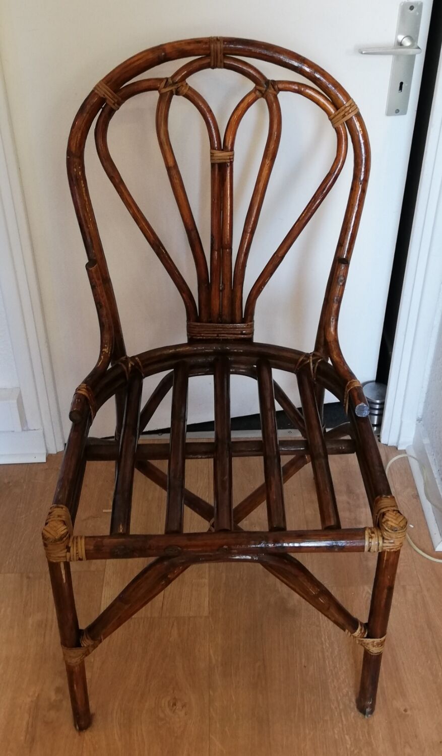 Pair of bamboo chairs circa 1970