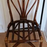Pair of bamboo chairs circa 1970