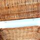 Vintage braid wicker basket for pets