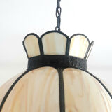 Tiffany suspension art deco glass paste