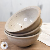 3 bowls made of natural sandstone
