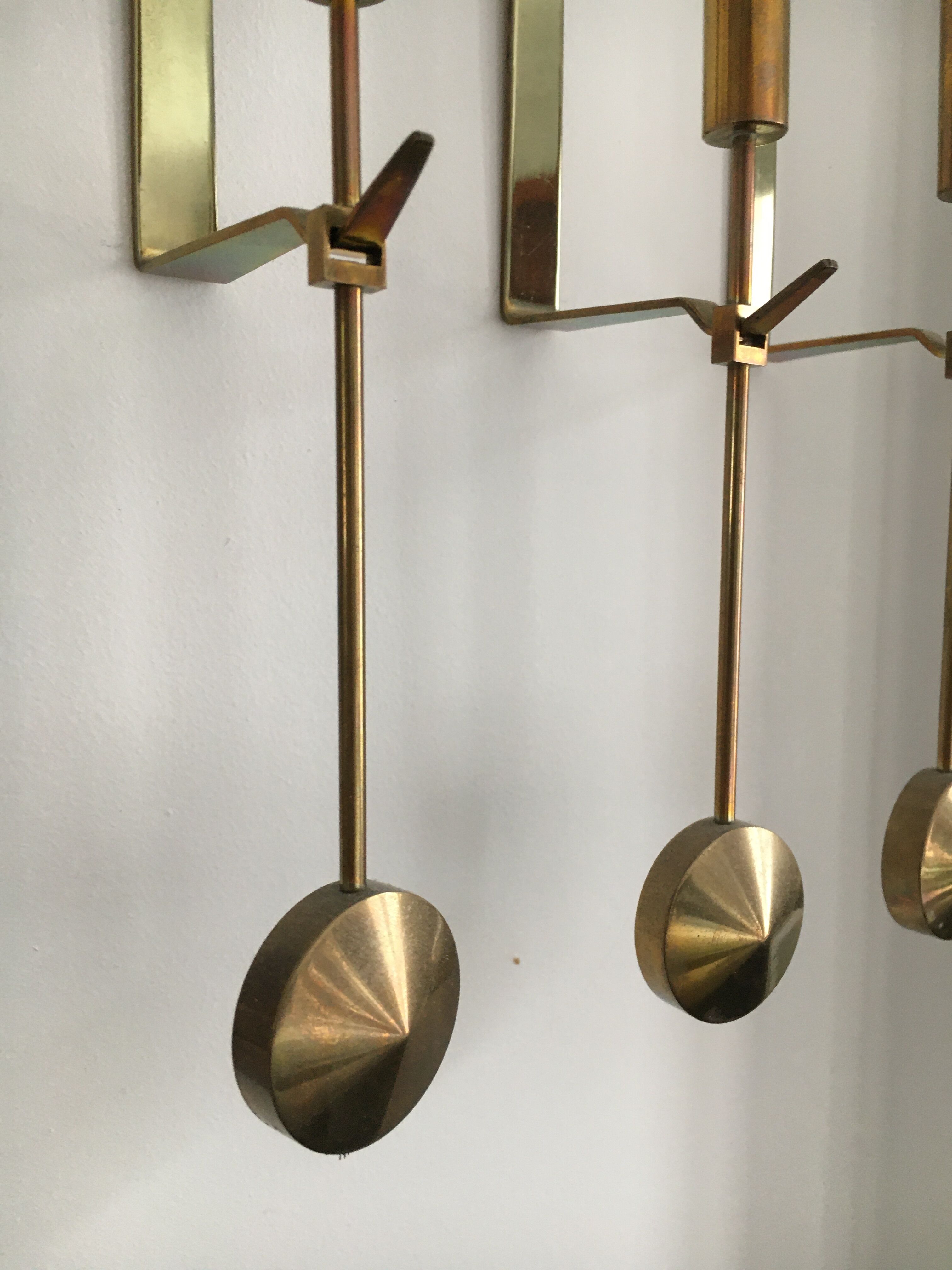 Pierre Forsell, wall candle holders, for Skultuna