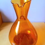 Amber decanter biot 70s