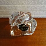 Bougeoir cristal Saint Louis forme libre  Ø 7 cm