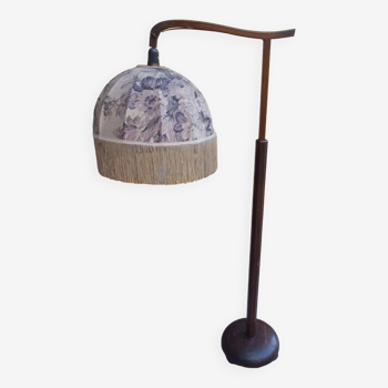 Lampe réglable en bois début du xxe siècle