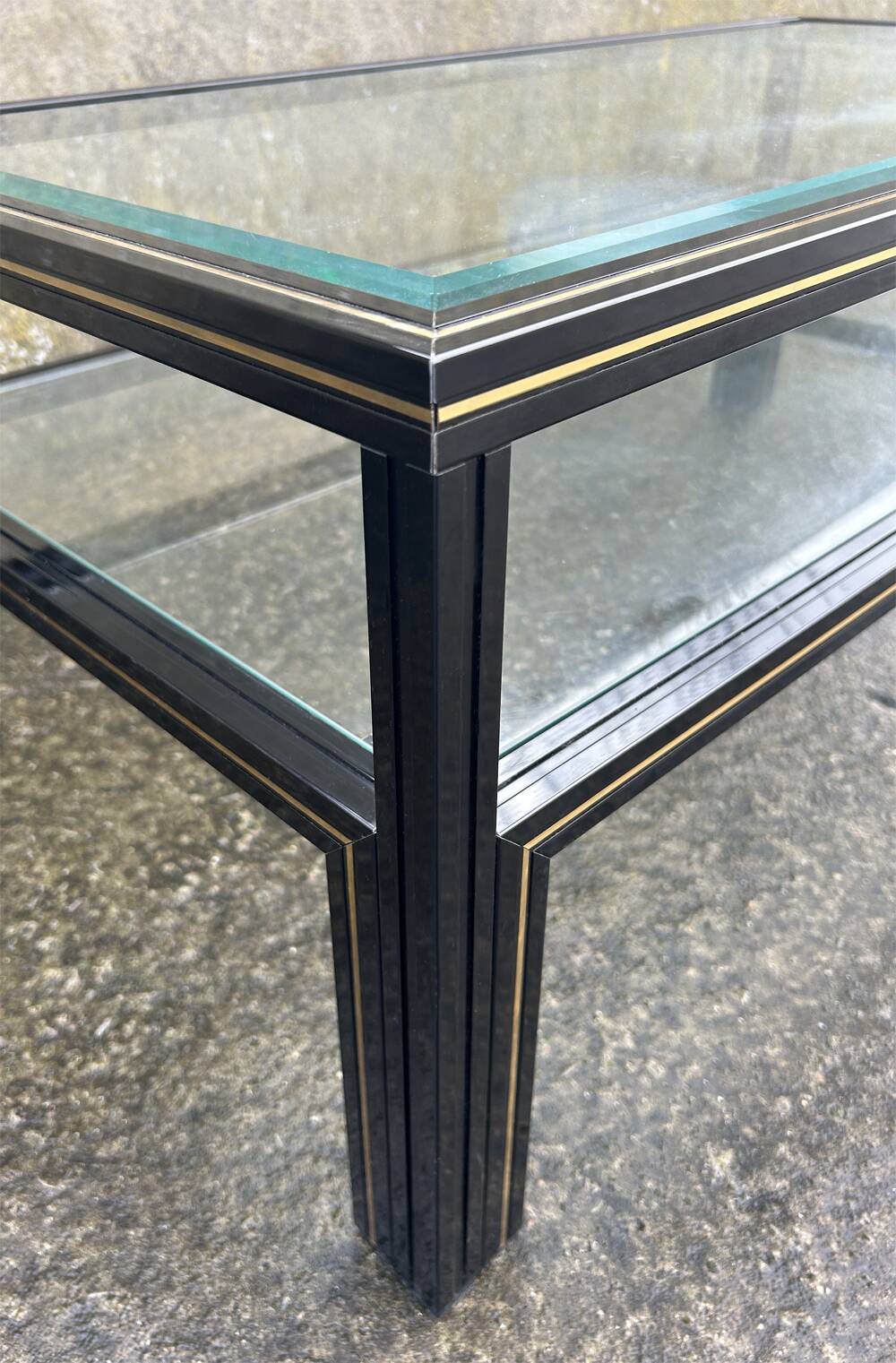 Pierre Vandel coffee table, Hollywood Regency model, vintage, 70s