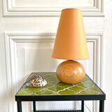 Wooden ball lamp