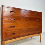 1960s vintage Danish design teak chest of drawers by Arne Hovmand Olsen for Mogens Kold