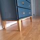 Rød Sødgren chest of drawers blue glove 4