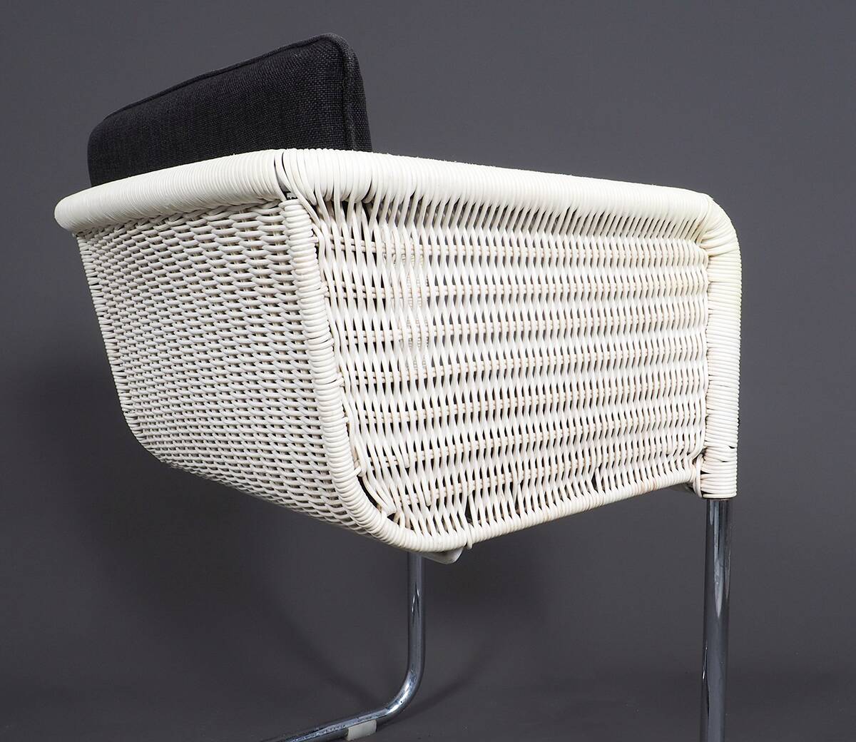 Chaises cantilever blanches Tecta D43, années 1980, lot de 4