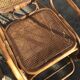 Rocking-chair en rotin