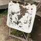 Old garden table