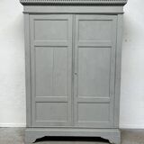 Antique painted wardrobe.