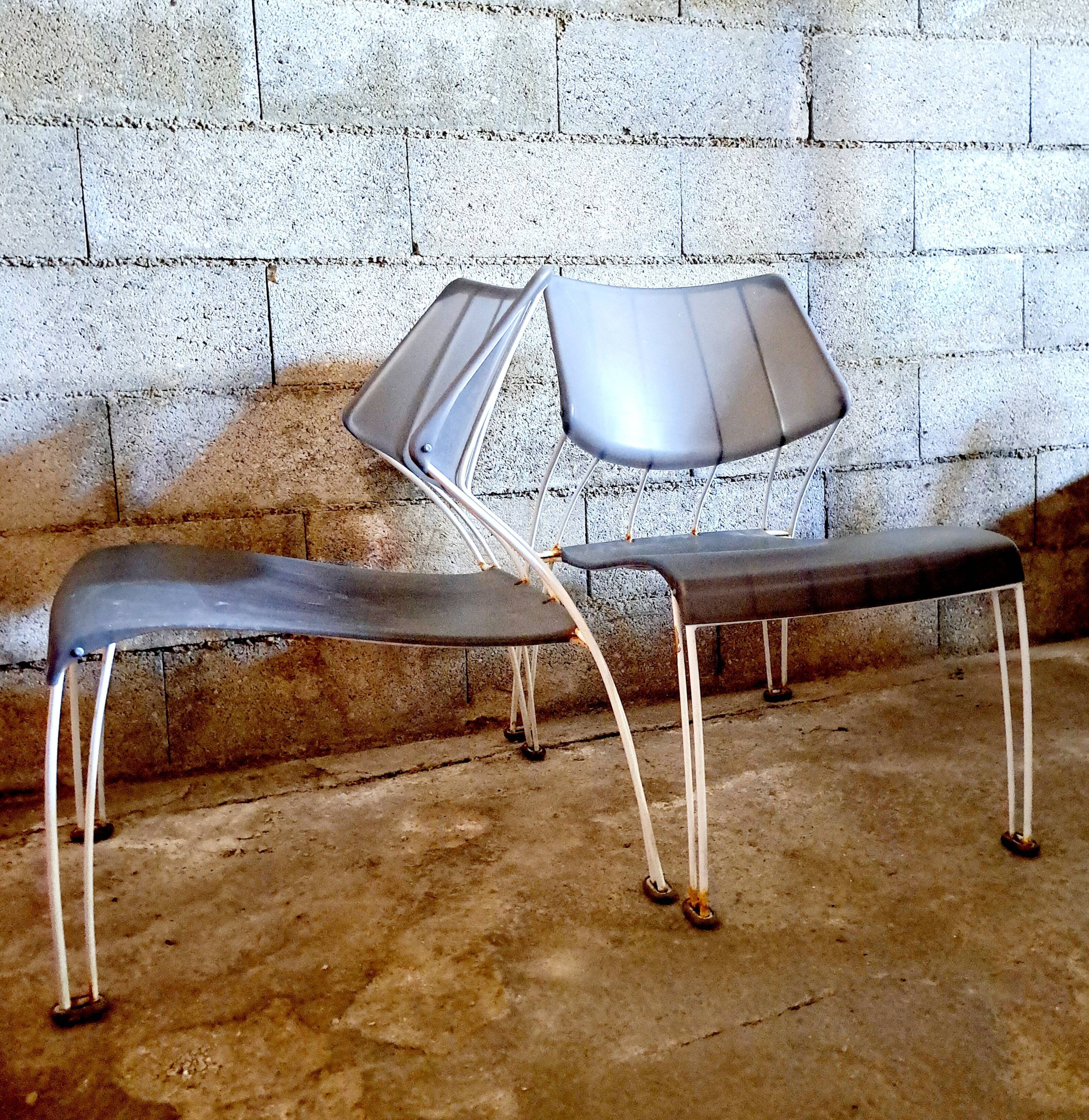 Pair of vintage HASSLO armchairs by Monika MULDER for Ikéa 1990