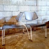 Pair of vintage HASSLO armchairs by Monika MULDER for Ikéa 1990