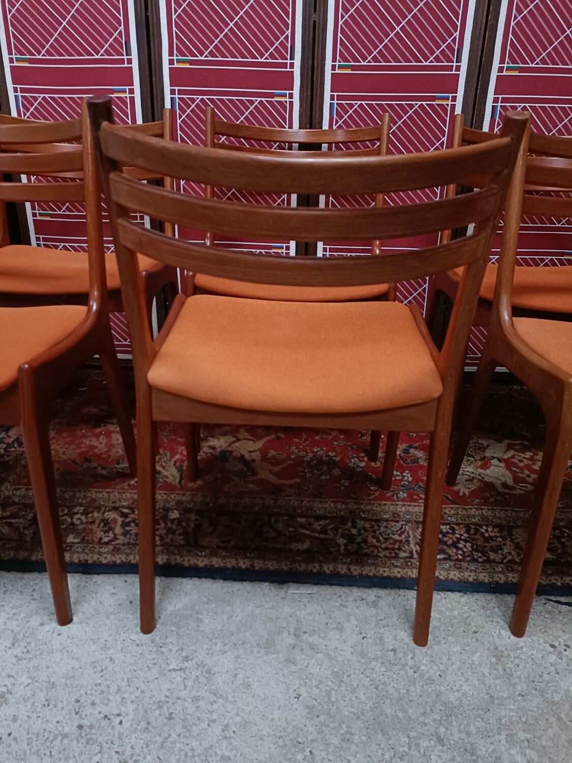 6 Scandinavian chairs by KS Møbler, 1960s