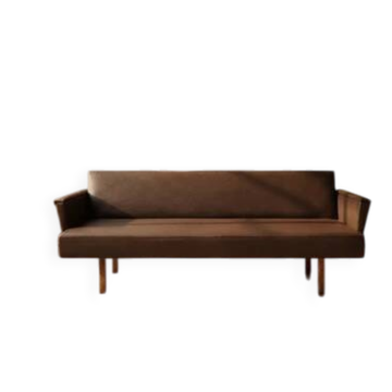 Vintage Eastern Bloc sofa, mid-century seating, 1970s, Czechoslovakia