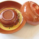 Set of 3 glazed earthenware ramekins
