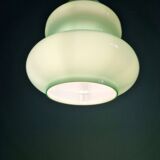 Suspension Space Age in blue-green opaline, 1960s