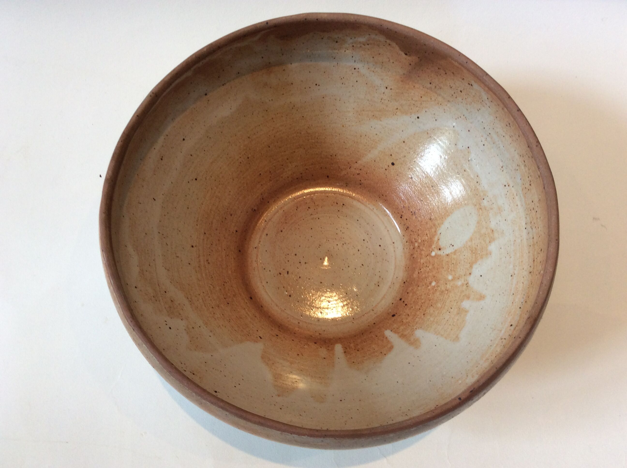 Vintage stoneware salad bowl