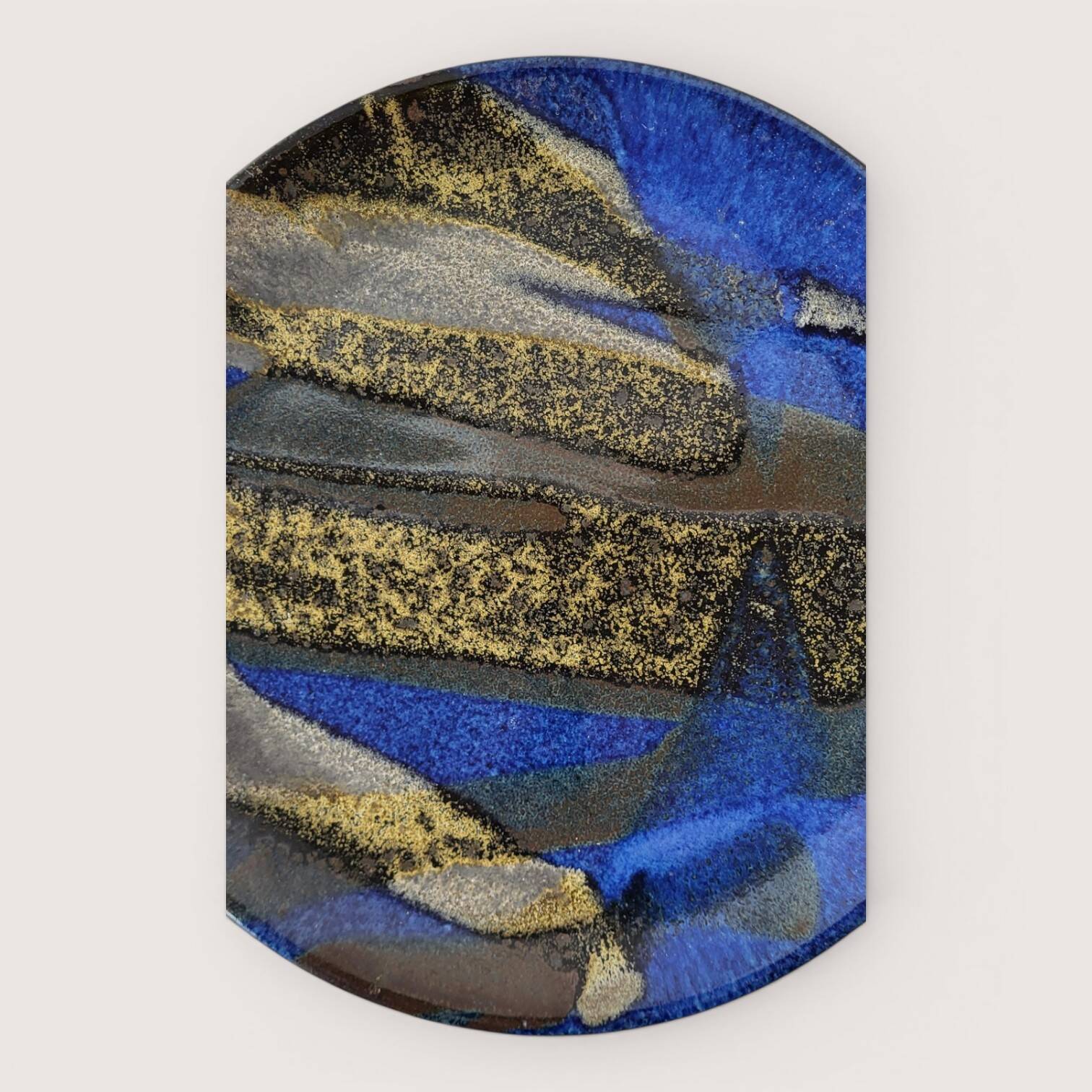 Stoneware dish Jean Cacheleux / Puisaye