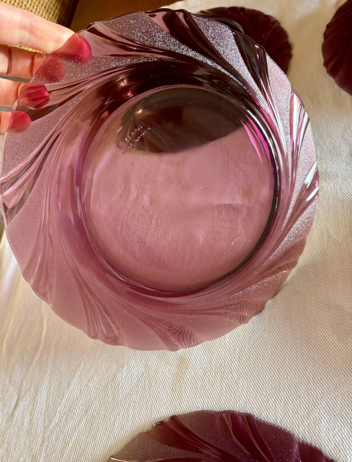 8 assiettes en verre Duralex Bormioli Rocco