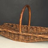 Rectangular wicker basket