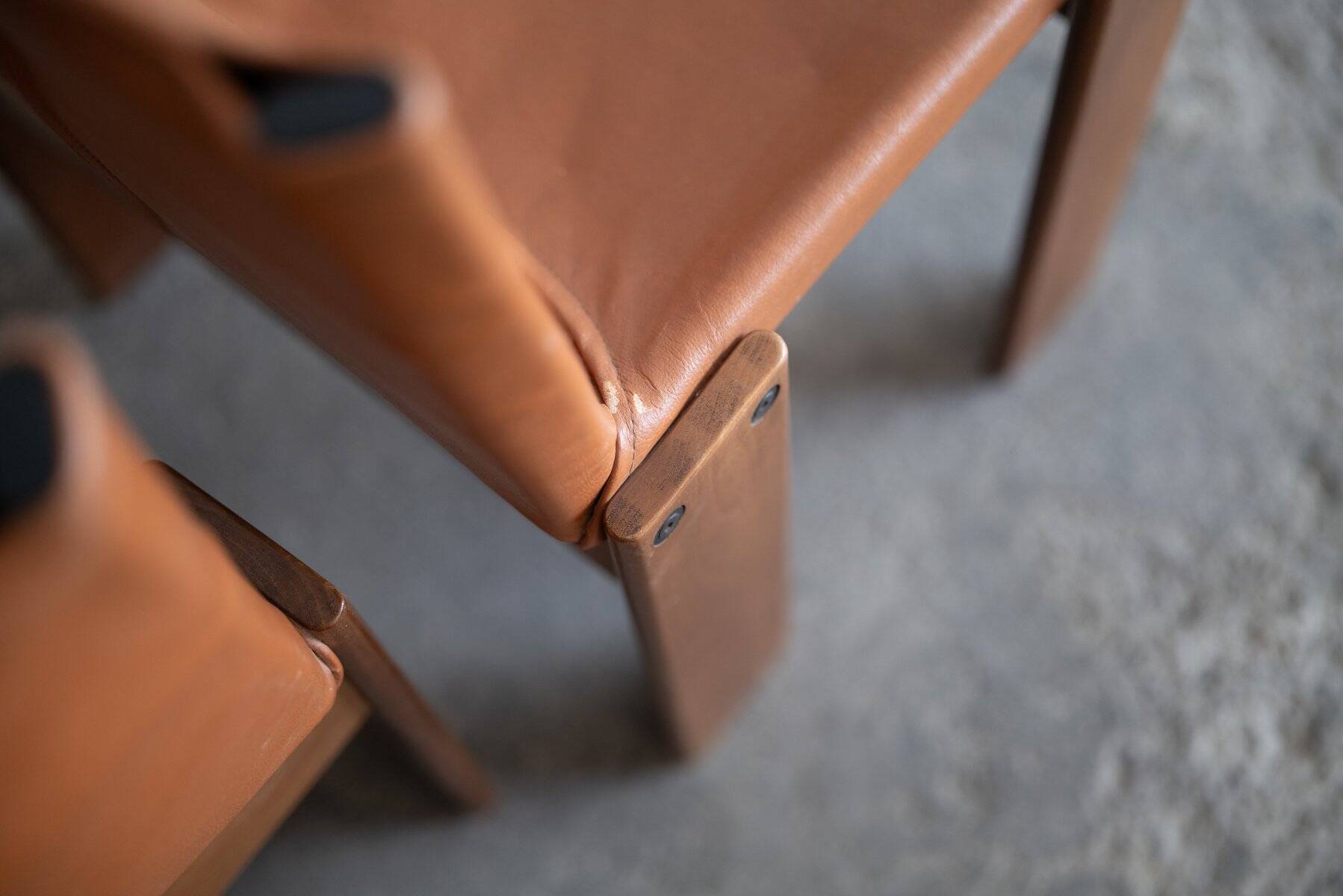 4 Monk chairs by Afra & Tobia Scarpa, 1973