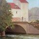HST painting "The Bridge animated" by Gaetan Montagney