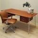 Teak desk, Danish design, 1960s, designer: Børge Mogensen, manufacturer: Sø