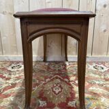 Banc - Banquette de piano en chêne massif époque Art Nouveau